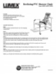 Manual - Reclining PVC Shower Chair